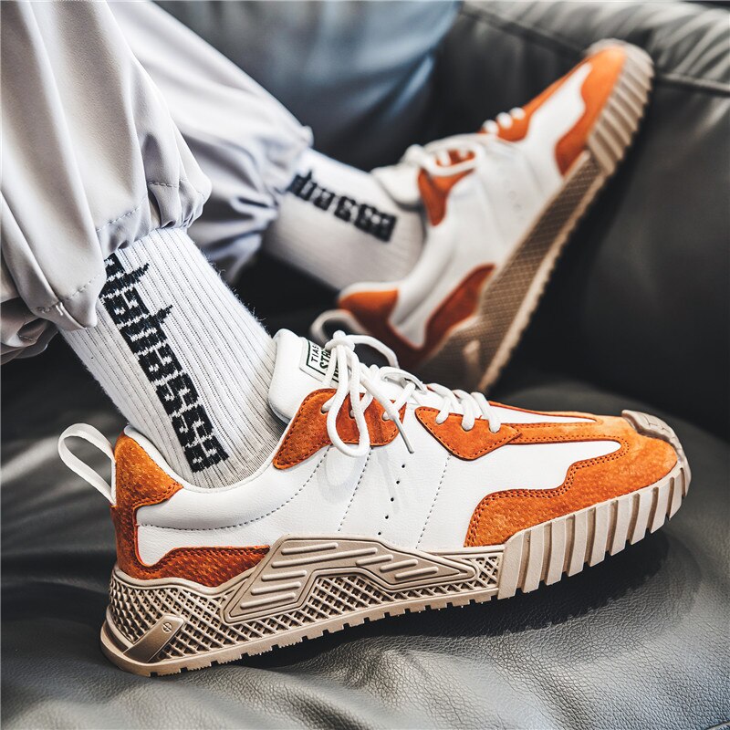 Original skor män chunky färgglada herr sneakers trendiga hip-hop lågskurna sport sneakers skor zapatillas de deporte