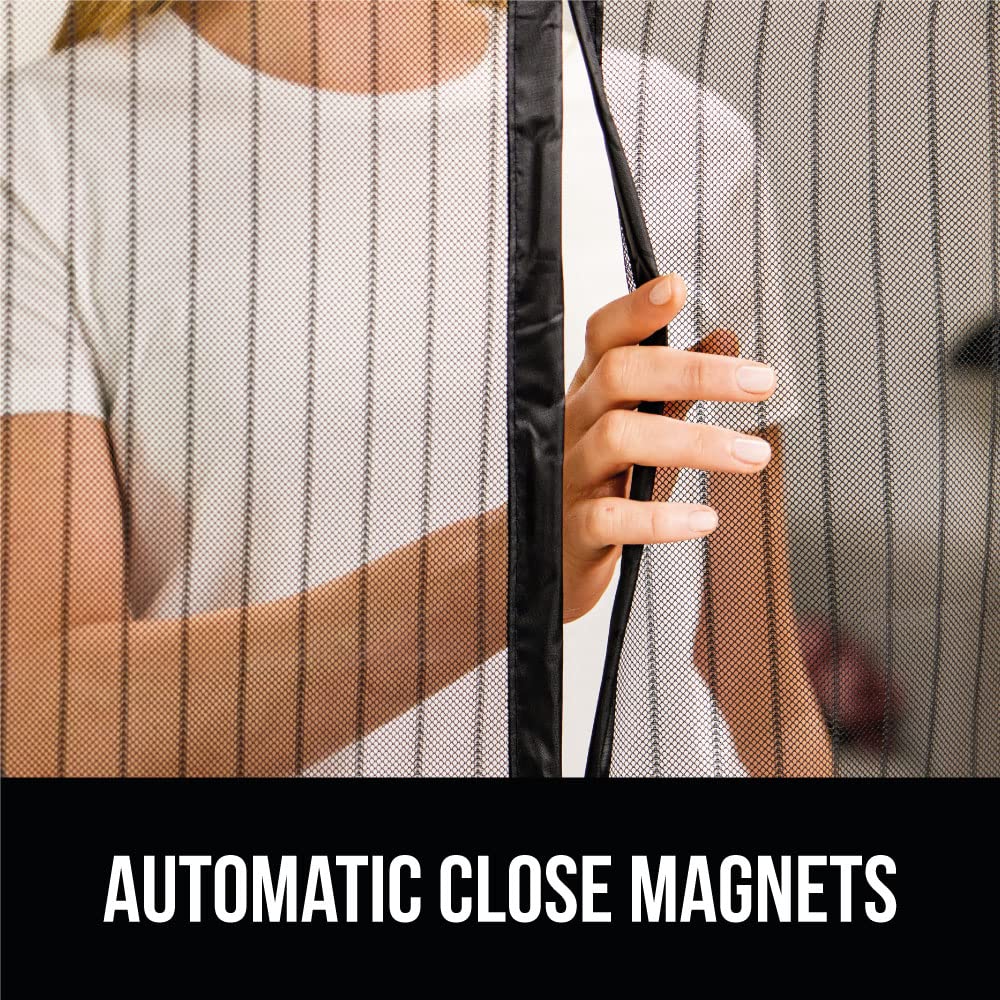 Magnetische schermdeur, handsfree gaasgordijn houdt insecten en muggen uit, automatische magneetsluiting