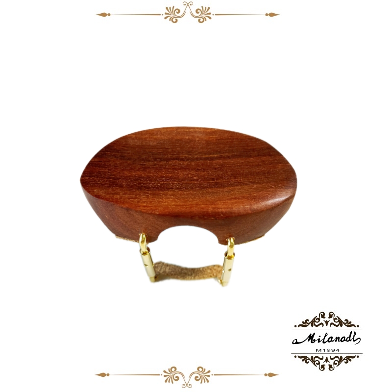 4/4 Violin Chinrest/Chin Rest With Clamp Screw Bracket Cork,Ebony Jujube Wood,Fiddle Parts Violin Accessories: MULTI