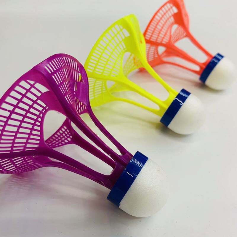 3 stk vindtæt badminton importeret kuglehoved voksen studerende træning indendørs og udendørs resistent over for at spille vindtæt bold