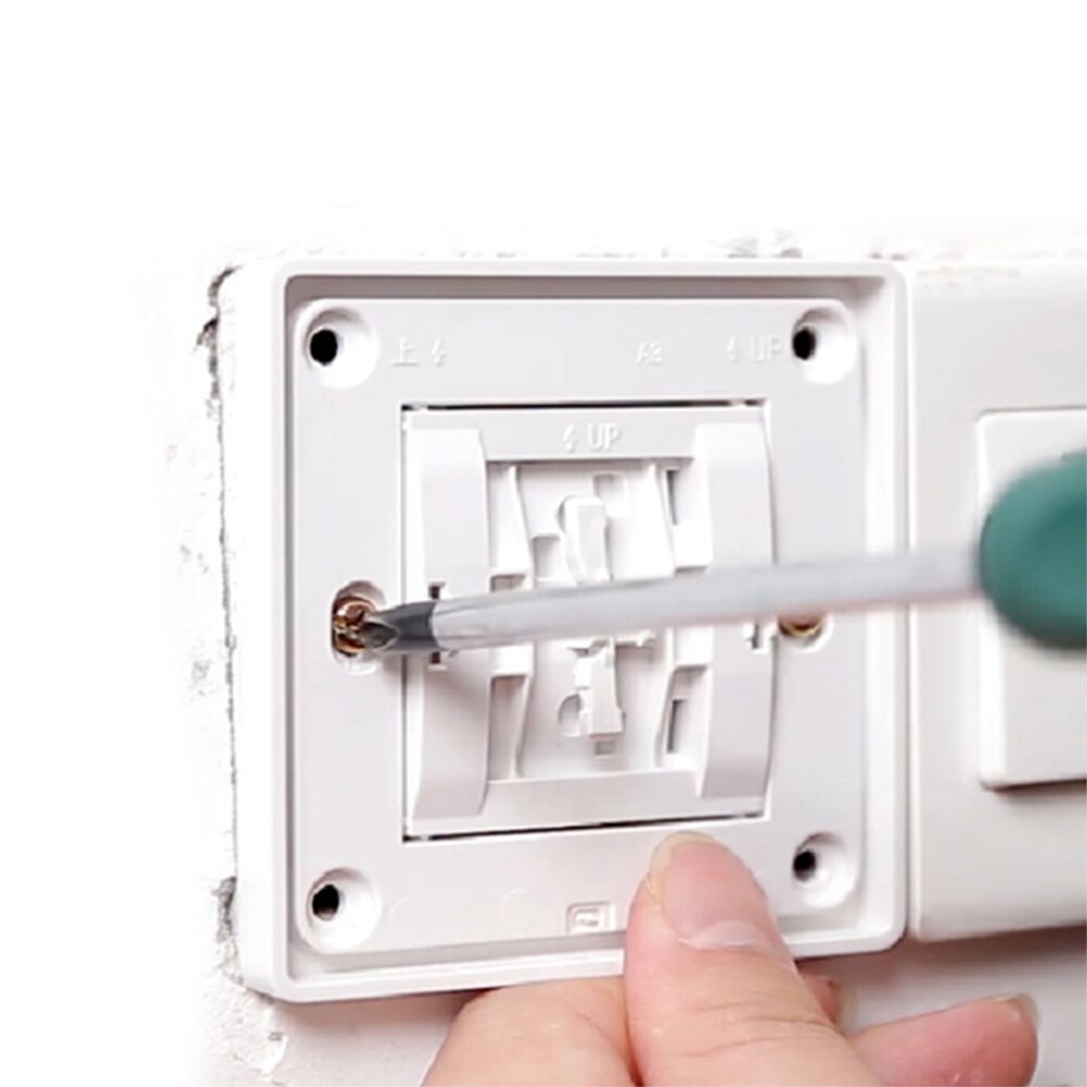 10 Set 86Mm Wall Mount Switch Box Reparatie Tool Switch Cassette Hersteller Ondersteuning Staaf Elektricien Accessoires