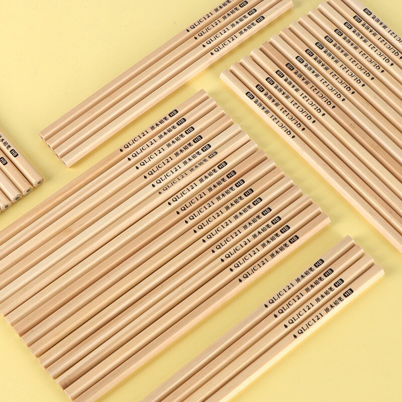 20/25/30/50 Pcs Log Hb Potlood Milieuvriendelijk Hout Hexagon Holding Potlood Student Test Trekken Schrijven School levert