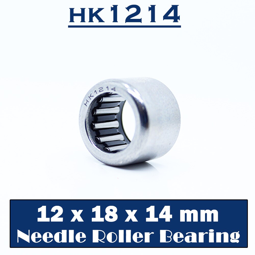 Hk1214 nållager 12*18*14 mm ( 10 st ) dragna skål nål rullager  hk121814 hmk 121814