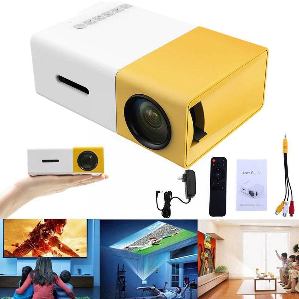 Home Mini Projector Yg300 Led Projector Portable Supports Media Audio Home Player Usb Video 1080p U9j0