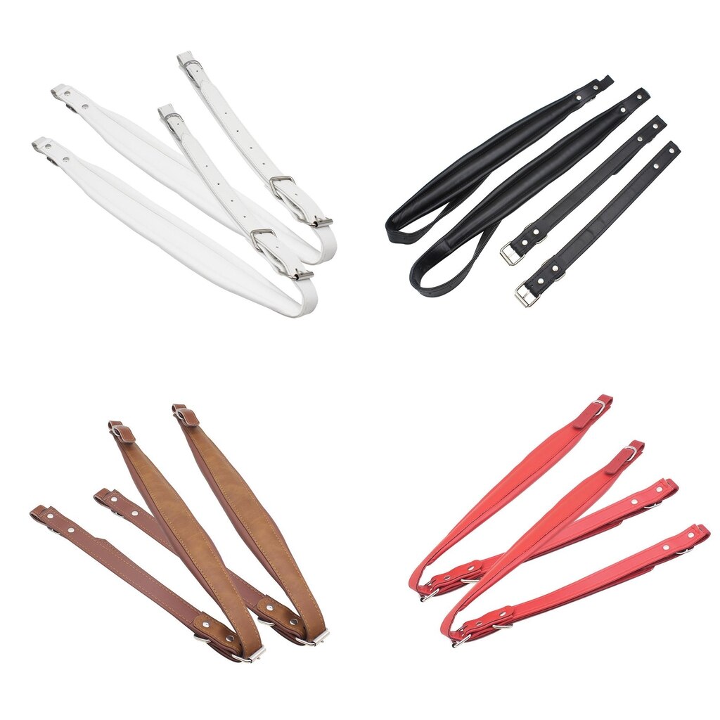 Correas de acordeón de cuero resistentes al desgaste, correas de brazo, cinturones engrosados, accesorio