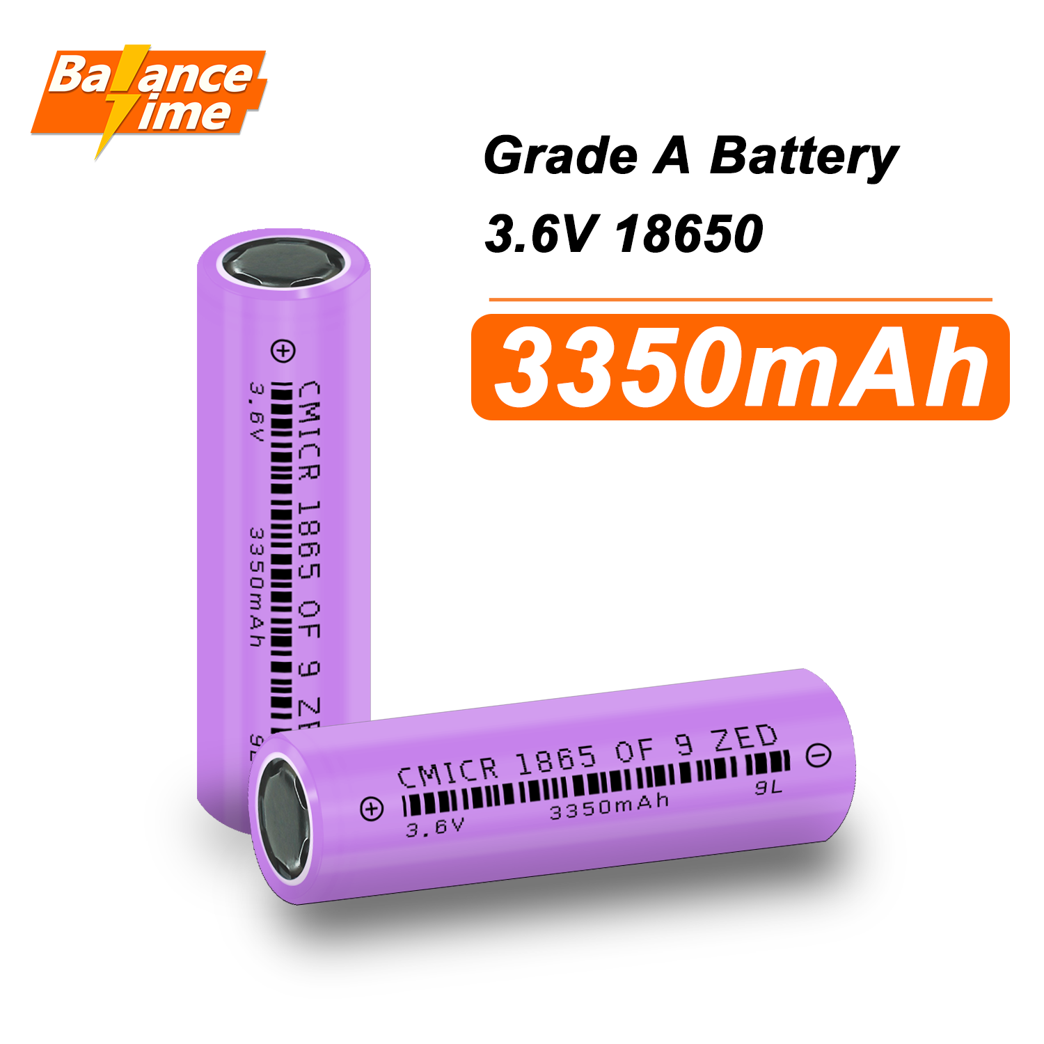 18650 Battery 3.6V 3350mAh High Capacity Rechargeable Battery 100% Original Brand Flat Top 18650 Li-ion