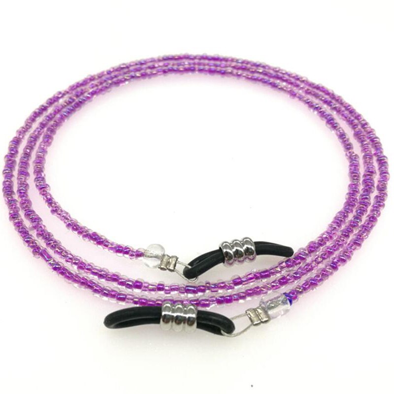 Eenvoudige Zaad Kralen Strand Ketting Vrouwen String Kralen Korte Choker Ketting Sieraden Chokers Ketting: violet