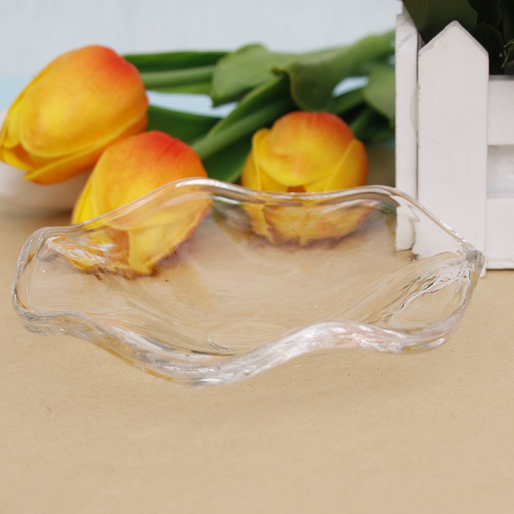 1Pcs Clear Replacement Aroma Glass Dish For Electric Fragrance Diffuser Lamp Oil Dish Multifunction Incense Burners Holder 85mm