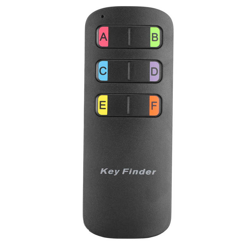 Anti-Lost Wireless Key Finder Remote Sound Alarm Locator Reminder with 6Pcs Receivers