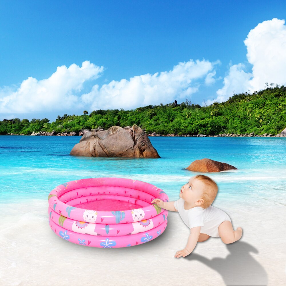 Inflatable Alpaca Three-ring Water Basin Swimming ... – Vicedeal