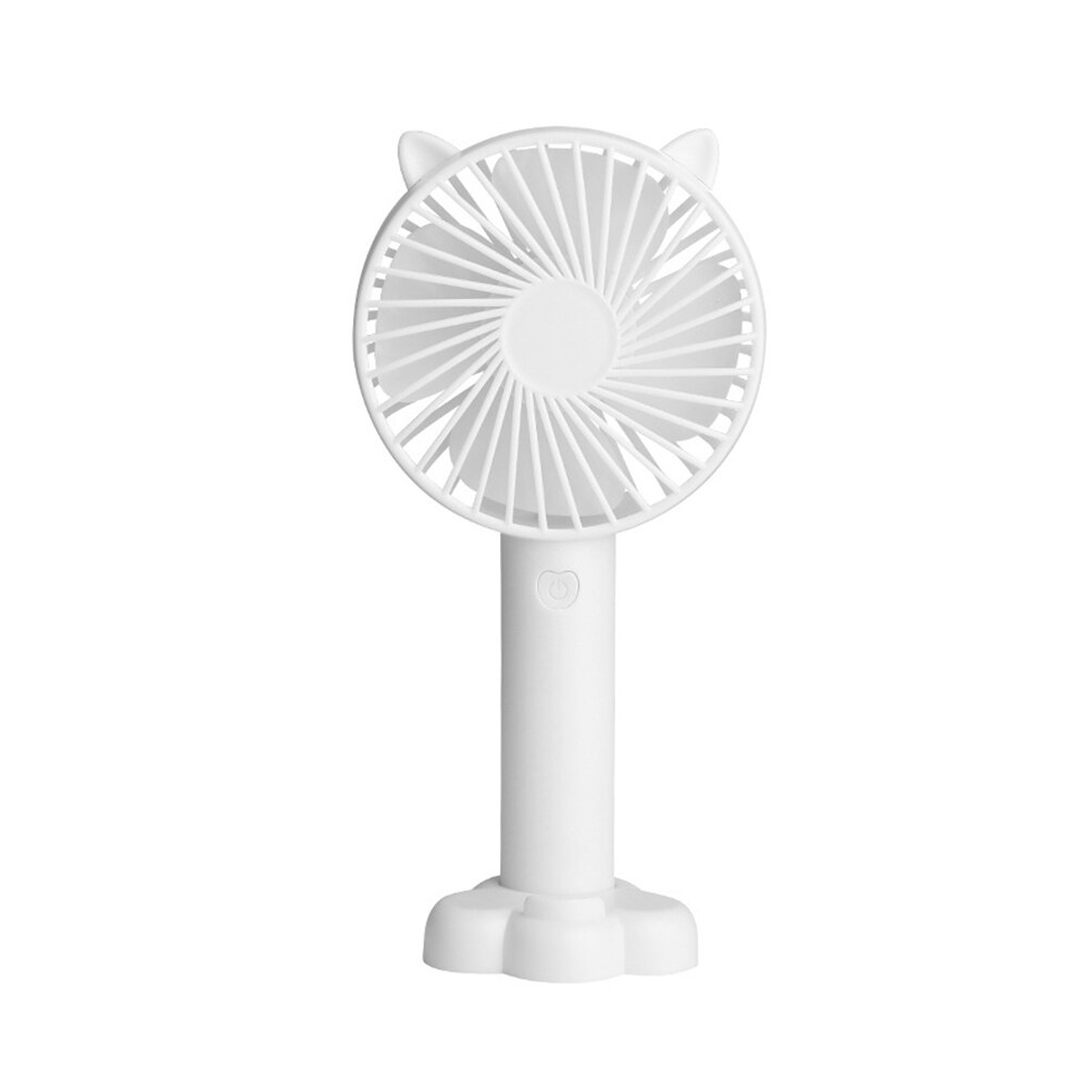 Mini Ventilator Draagbare Water Spray Mist Fan Elektrische Usb Oplaadbare Handheld Koeling Airconditioner Luchtbevochtiger Voor Outdoor: White