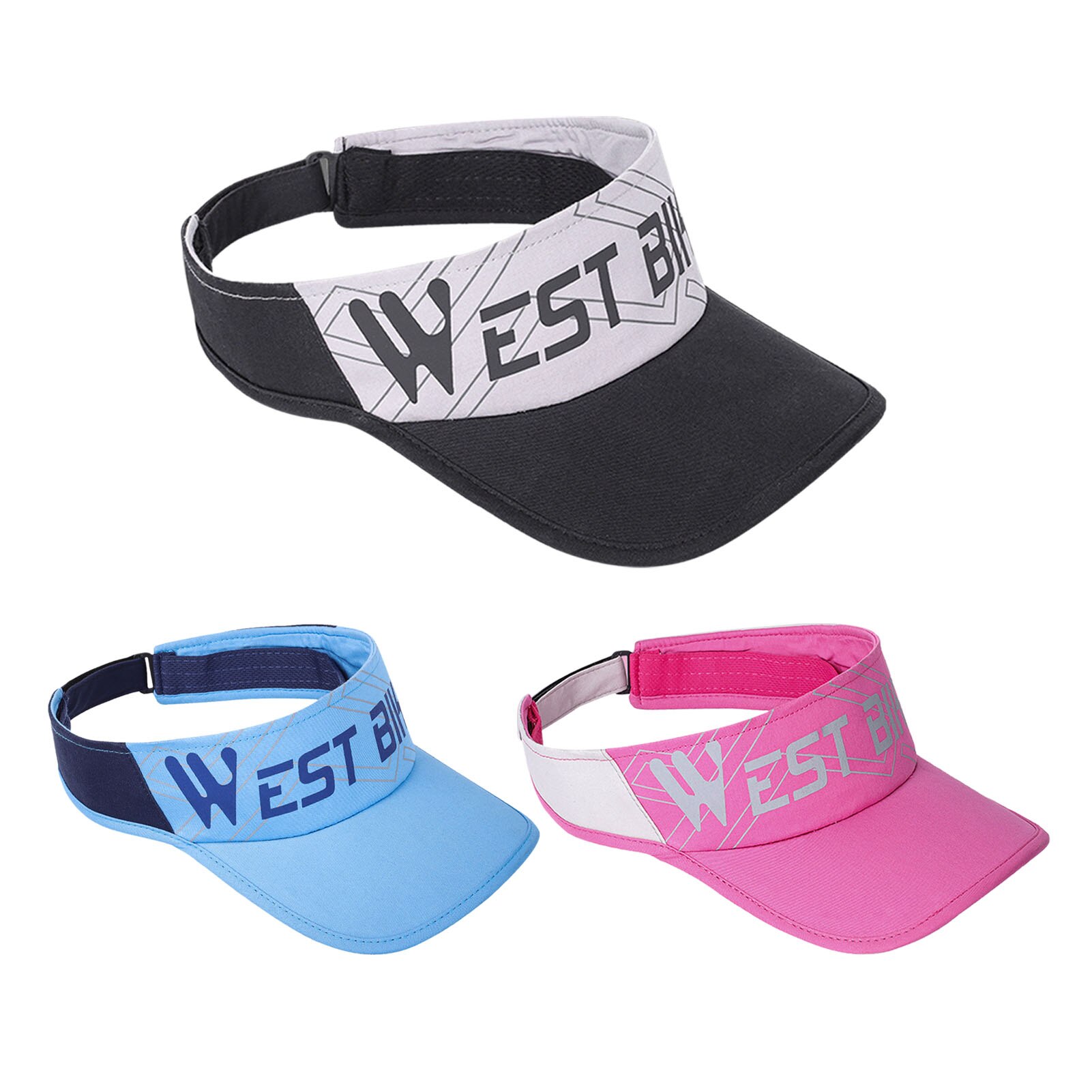 Portable Tennis Caps Men Women Adjustable Sport Headband Classic Sun Sports Visor Hat Running Cap Tennis Beach Hat Outdoor Hat