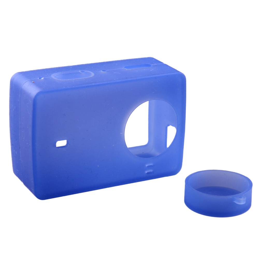 Housse de protection en Silicone Gosear coque de protection capuchon d'objectif en peau pour Xiaomi Yi 4 K XiaoYi 2 II Xiomi 4 K Gadget de caméra d'action