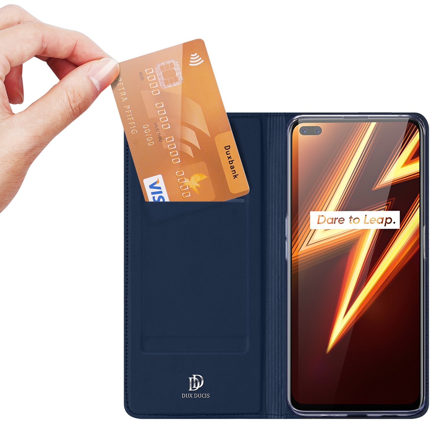 Dux ducis flip portemonnee zakelijke leren hoes voor realme 6 pro 7 pro  x7 pro 7i cover kaartsleuf accessoires houder standaard case