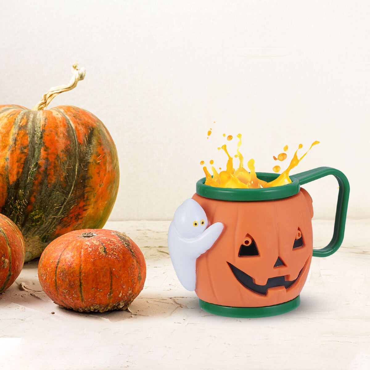 1pc halloween kopper praktisk græskar krus børn tænder børstning sjovt krus til tandbørstende børn halloween