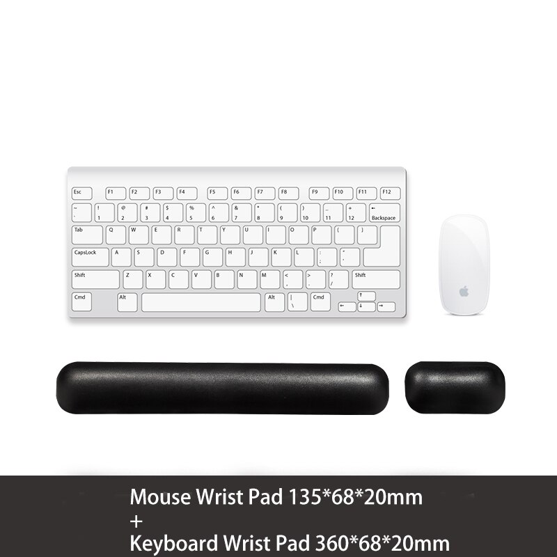 Memory Foam Toetsenbord Muis Polssteun Hand Ondersteuning Set Ergonomische Mousepad Kussen Mat Voor Office Laptop Computer Typen Gaming