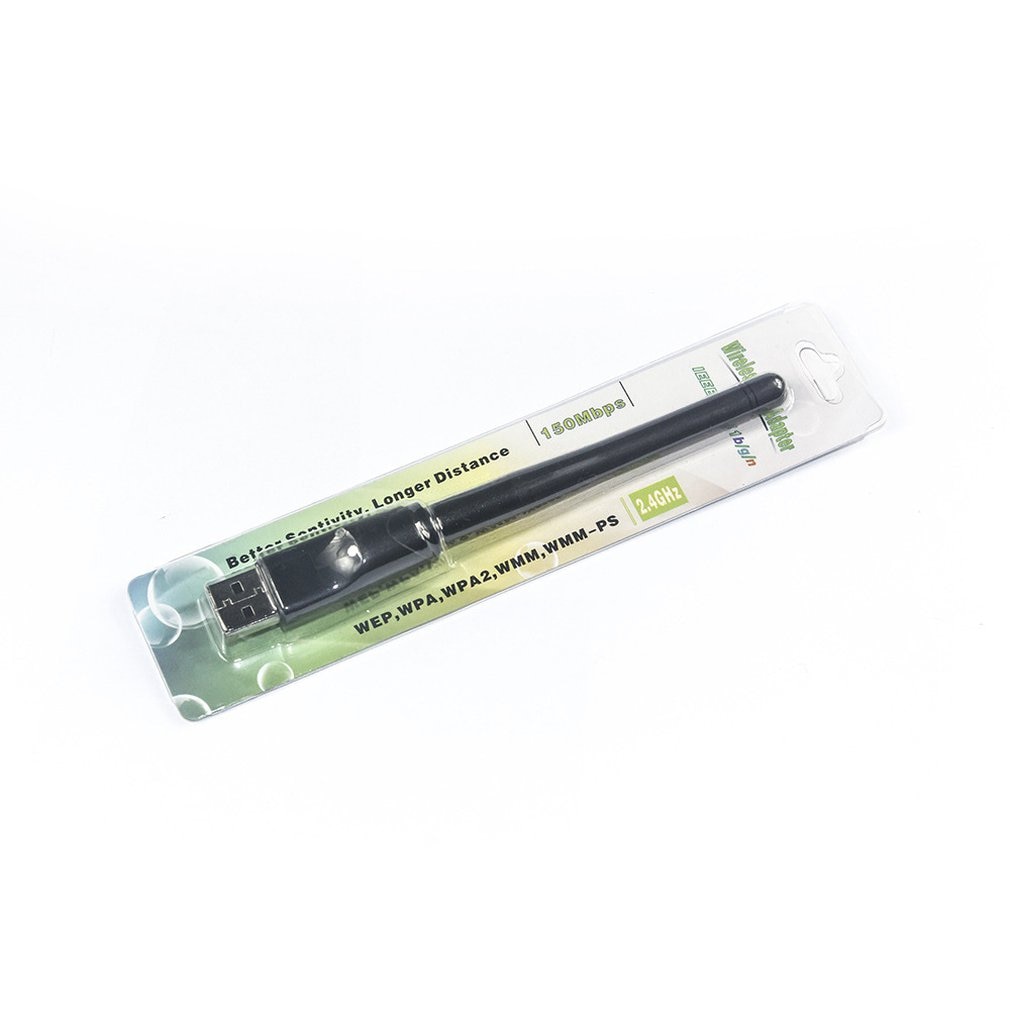 Mtk 7601 usb wifi-antenne draadloze netwerkkaart usb 2.0 150 mbps 802.11b/ g/n lan-adapter met draaibare antenne