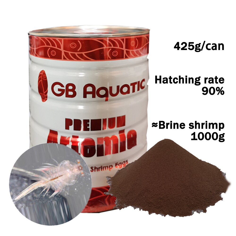 Artemia Shelling Brine Shrimp Egg Artemia Cysts 90% Hatch Rate Small Fish Feed Dried Daphnia Originating In Tibet Salt Lake