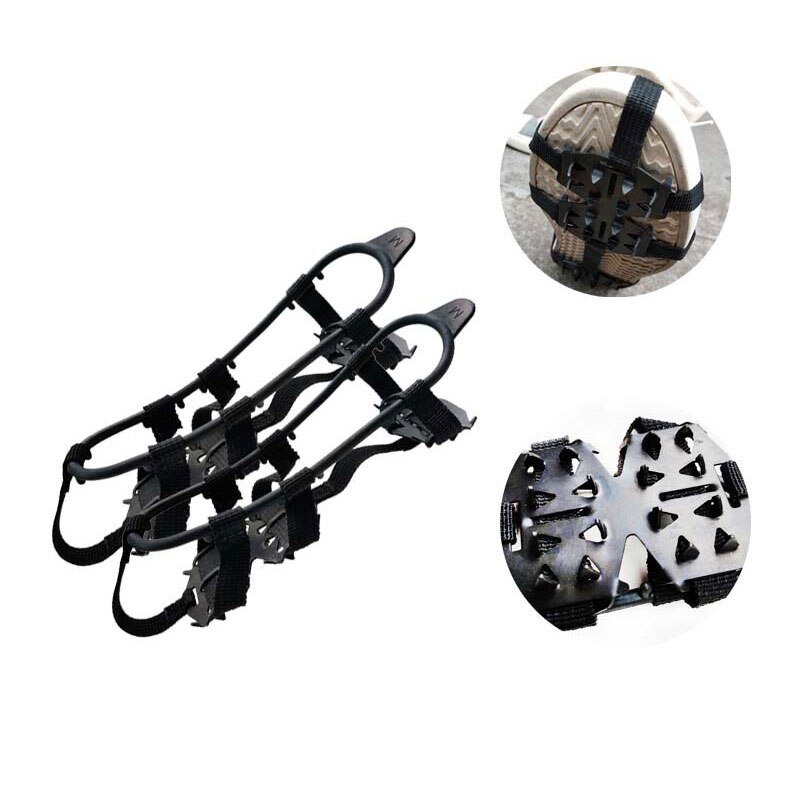 1 Pair Non-Slip Gripper Spikes Universal Gripper Spikes For Man Women Anti-Slip Shoe Accessories Cleats With Good Elasticity
