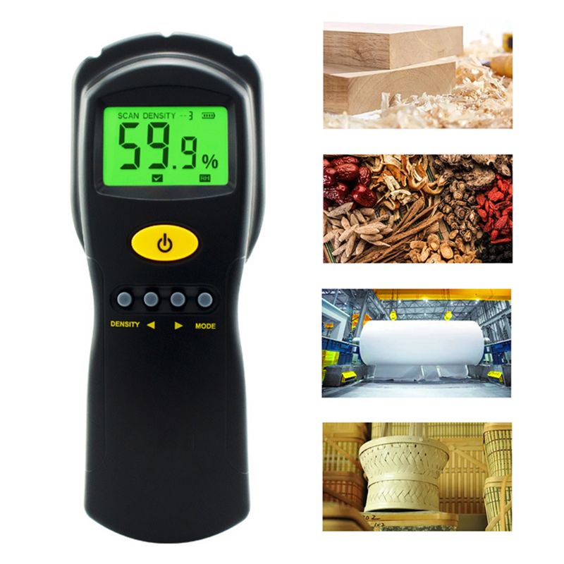 Medidor de humedad de madera AS981, higrómetro Digital sin contacto, probador de humedad para papel/madera contrachapada/edificios de hormigón humedad meas