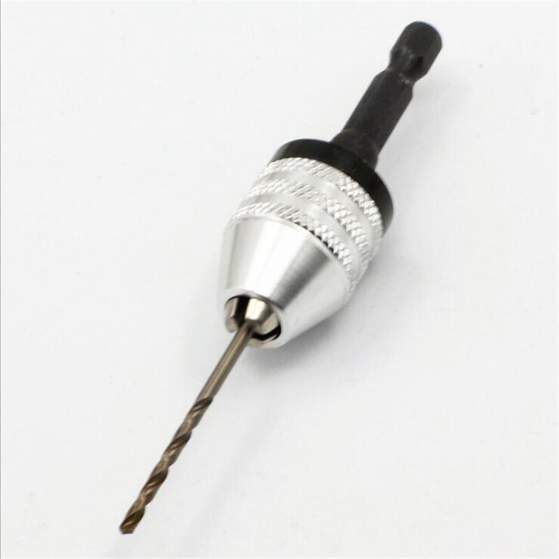Keyless Drill Chuck Impact Hex Shank Quick Change Drill Chuck Adapter Converter DIY Woodworking Tools