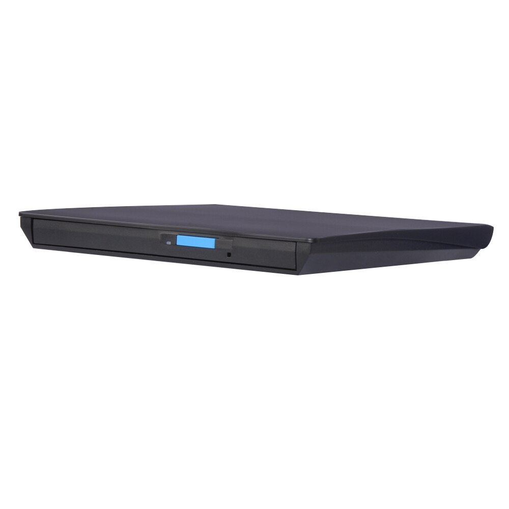 Deepfox-grabador de DVD externo, Unidad óptica de 9,5mm, CD ROM, RW, USB 2,0, lector de reproductor de CD/DVD, quemador de DVD para ordenador portátil, PC, Windows 7/8