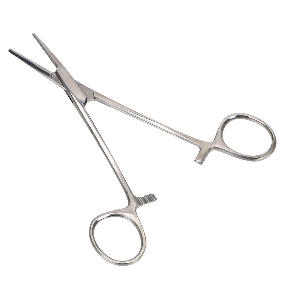 NICEYARD Hemostatic Forceps Fishing Locking Pliers Epilation Tools Curved/Straight Pet Hair Clamp 12.5cm Hand Tool