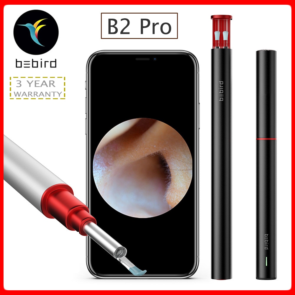 Original Bebird B2 Pro Smart Viusal Ear Camera Endoscope Ear wax Removal In-Ear HD Endoscope Mini Camera Ear Picker VS C3 Pro
