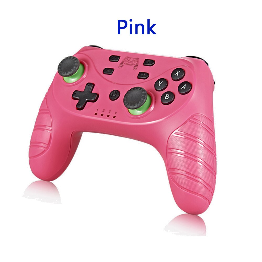 Mando inalámbrico Bluetooth para consola n-Switch Pro Lite, compatible con NS Switch, videojuego, Joystick USB, pc: 1 Pink