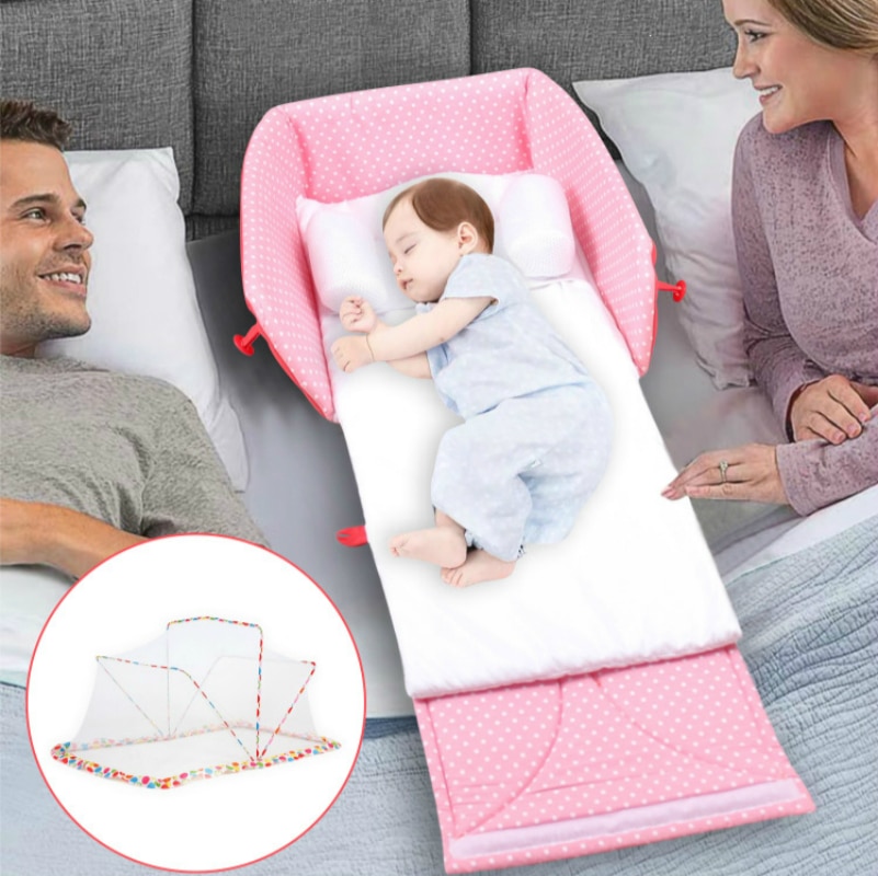 Beste Baby Draagbare Bed Opvouwbare Handtas Pasgeboren Baby Bedjes Handbagage Reizen Cot Baby Nest Luiertas Bed voor Baby 0-6 Maanden
