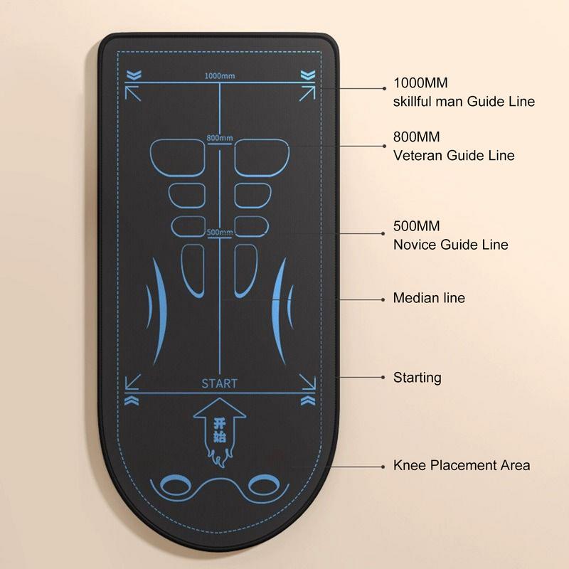 Yogamat Ab Roller Wiel Oefenmat Antislip Oefenmat Abdominale Kniemat 7mm Geluidsisolatie Fitness Vloerkussen Unisex