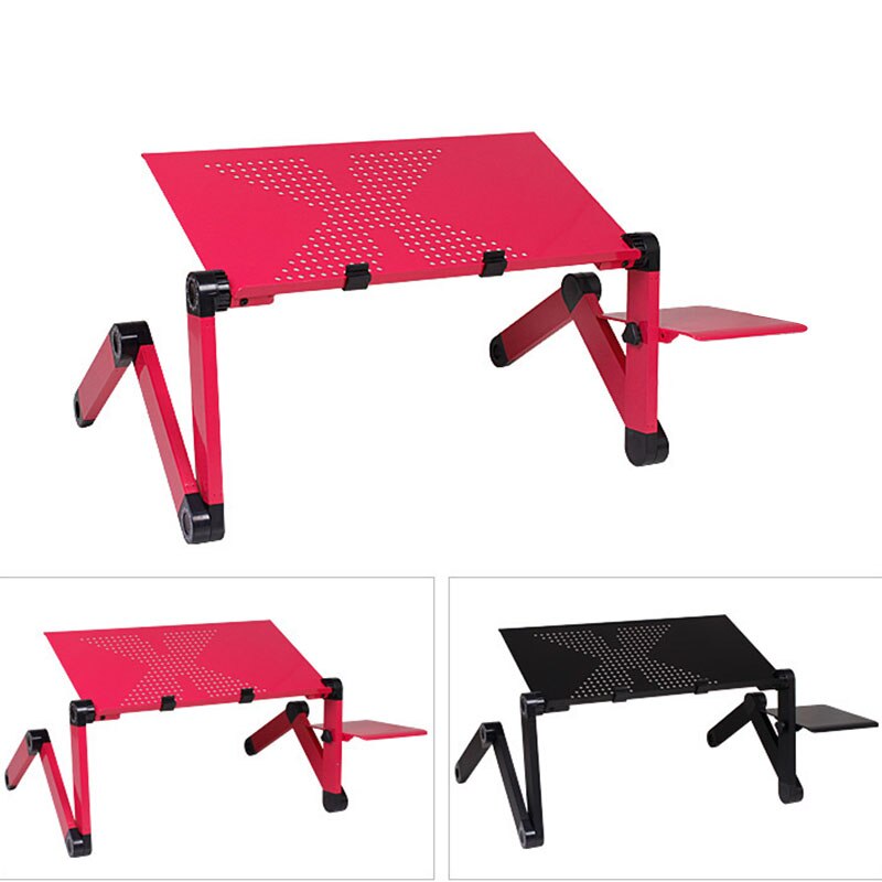Verstelbare ergonomische draagbare tv-bedtafel, laptoptafel, laptopstandaard, laptoptafel, bureaustandaard met muismat