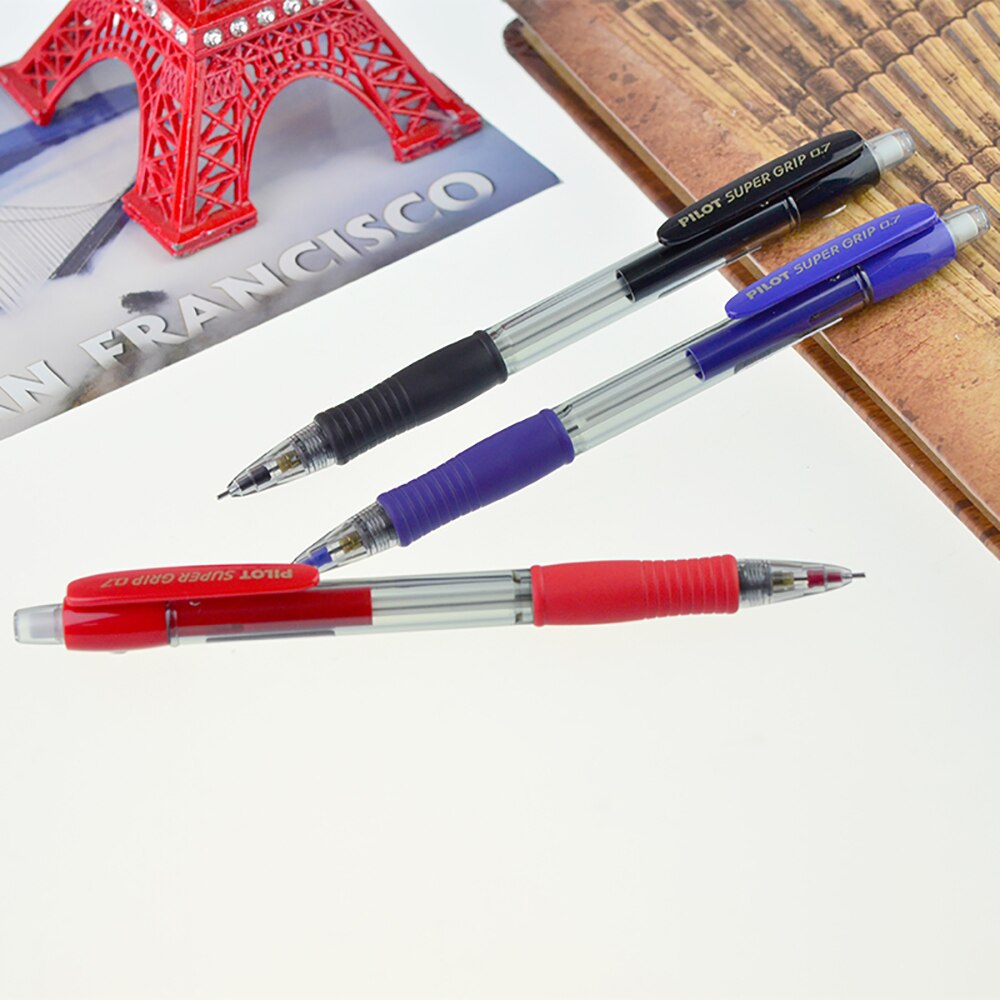 6pcs/lot Mechanical Pencil 0.7 MM JAPAN PILOT H-187-SL office and school stationery 3colors to choose