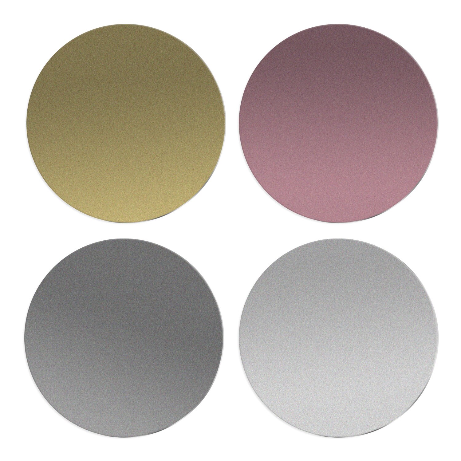 1Pc 0.3Mm Ultra-Dunne Sticker Metalen Plaat Voor Magnetische Telefoon Houder Dubbele Kleefband Ijzeren Plaat voor Magneet Beugel: 1pc  round random