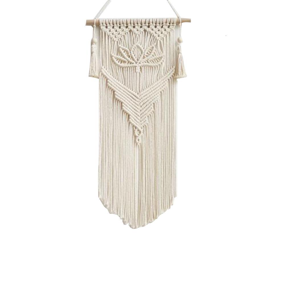 nordisch Macrame gewebte Tapisserie Boho schick Bohemien Zauberstab Hängen Hause Dekoration Handwerk Baumwolle Seil gewebte Innen Kunst Raum Decortion