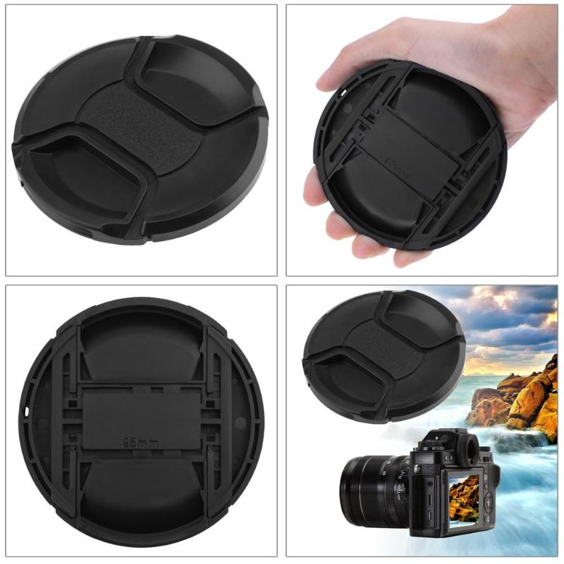 Center pinch snap-on lens cap 95mm camera lens cap protection cover lens front cap for canon nikon sony sigma tamron linser