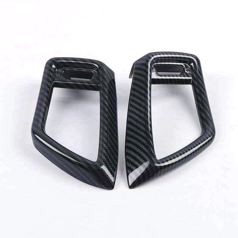 Aspecto de carbono cromado para Nissan Qashqai J11 para salpicadero aire acondicionado cubierta de salida de ventilación embellecedores Accesorios: CF side