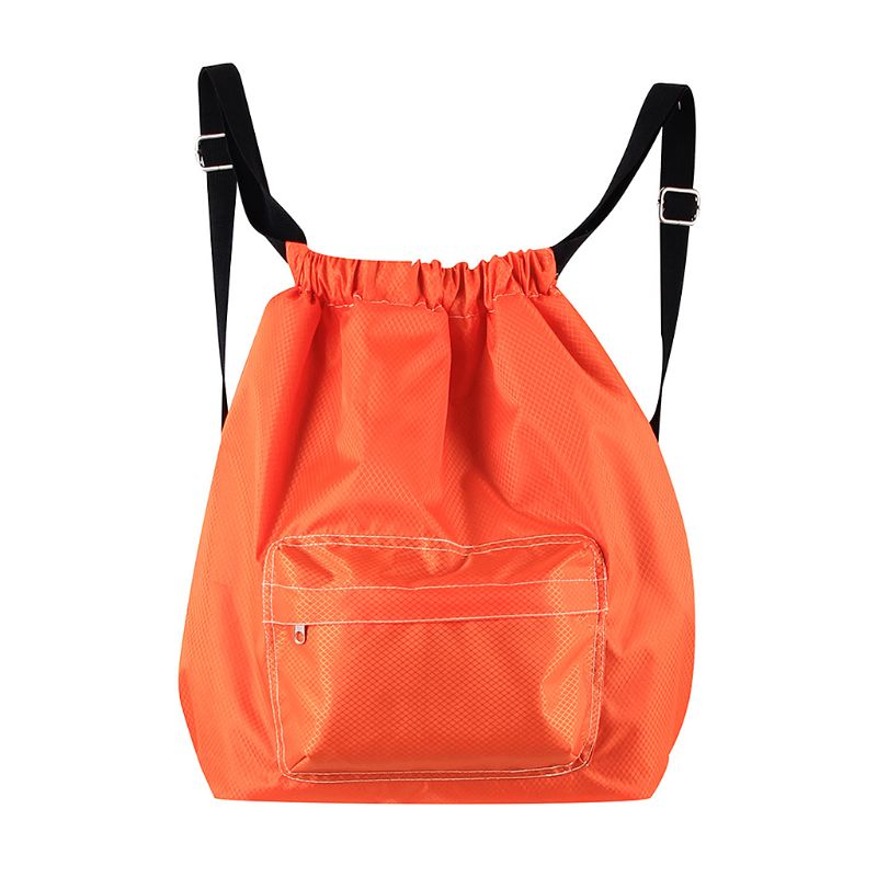 Swimming WaterProof Wet and Dry Separation Cord Backpack women's casual Drawstring Beach bag