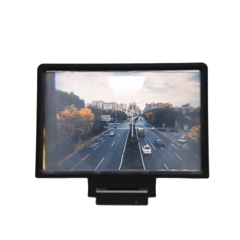 New 2x- 3d phone screen amplifier magnifying glass amplification for all phones, 8- inch flip expander stand