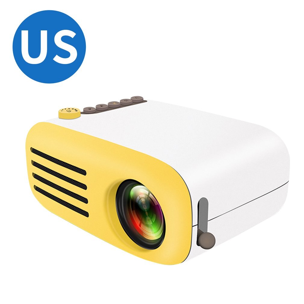 Mini Projector Yg200 Home Portable Led Projector Supports Hd 1080P Small Projector 20-60 Inch Projection Size