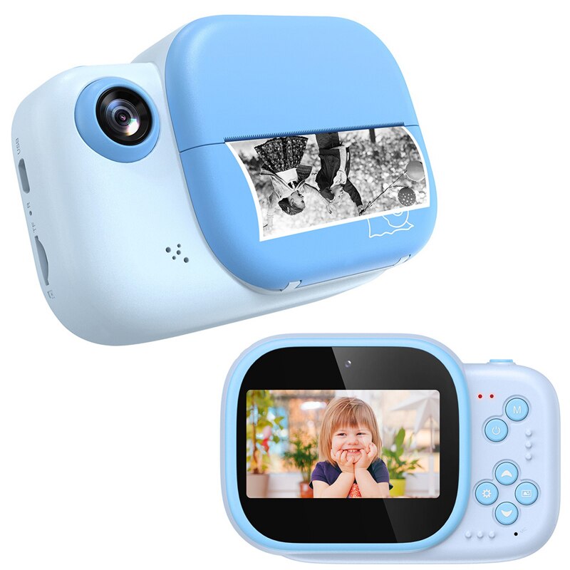 Children Camera Instant Print Camera For Kids Video Photo Digital Camera for Child Printing Camera with 3 Rolls Thermal Paper