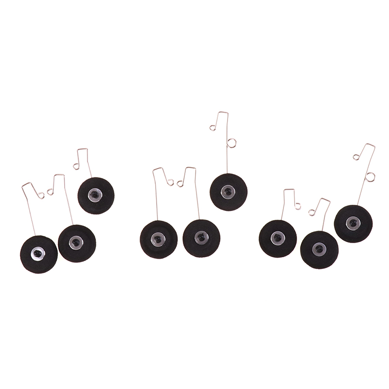 1Set RC Foam Hand Throwing Glider Landing Gear Kit With Wheel Airplane Accessories For Cessna J-11 J-20 SU27 SU57 Z51 F22 SU35