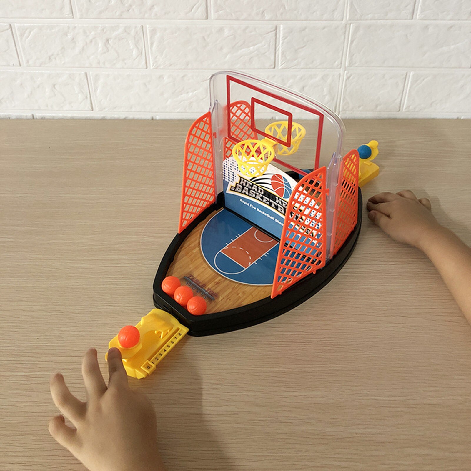 Basketball Shooting Game 2-sides Fun Finger Shoot Desktop Toy