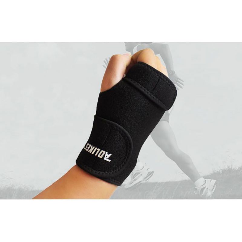 Detachable Steel Splint Wrist Sprain Support Sports Brace Protector With Steel Plate