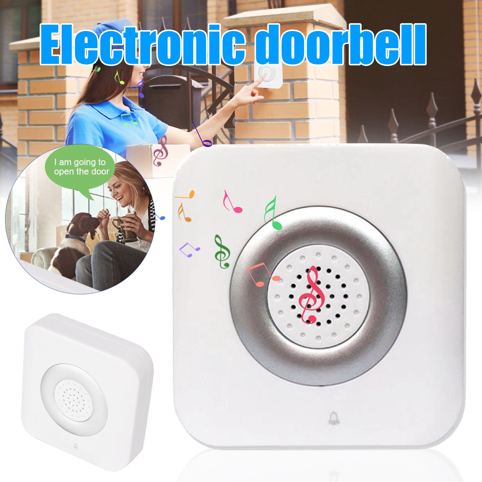 Wired Doorbell 12V Wire Access Control Wire Door Bell with Loud Ding-dong Ringtones In Stock