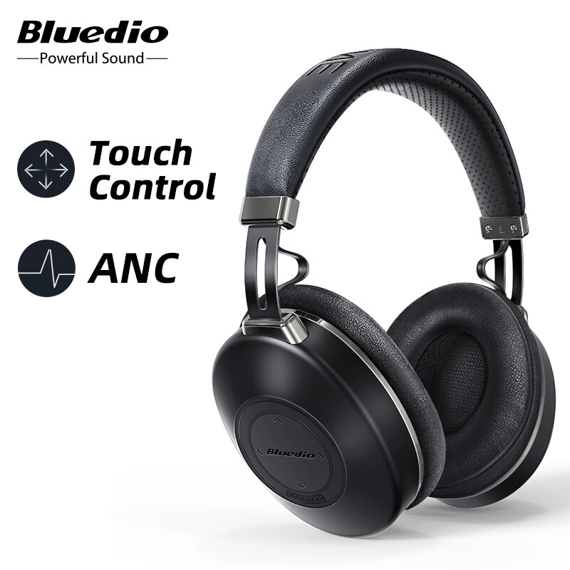 Bluedio H2, słuchawki Bluetooth, ANC, bezprzewodowy zestaw słuchawkowy, dźwięk HIFI, liczenie kroków, gniazdo kart SD, funkcja chmury, inteligentna aplikacja