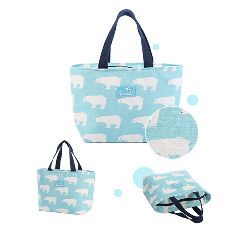 Xizou Lunch Tas Voor Vrouwen Grappige Cartoon Kids Bento Cooler Tassen Flamingo Thermische Ontbijt Eten Doos Draagbare Picknick Reizen