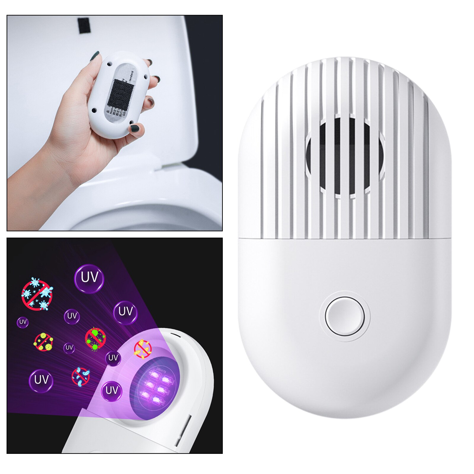 Ultraviolet Disinfection Lamp UVC Light UV Sanitizer Sterilizer Light 20 Seconds for Home Office Travel