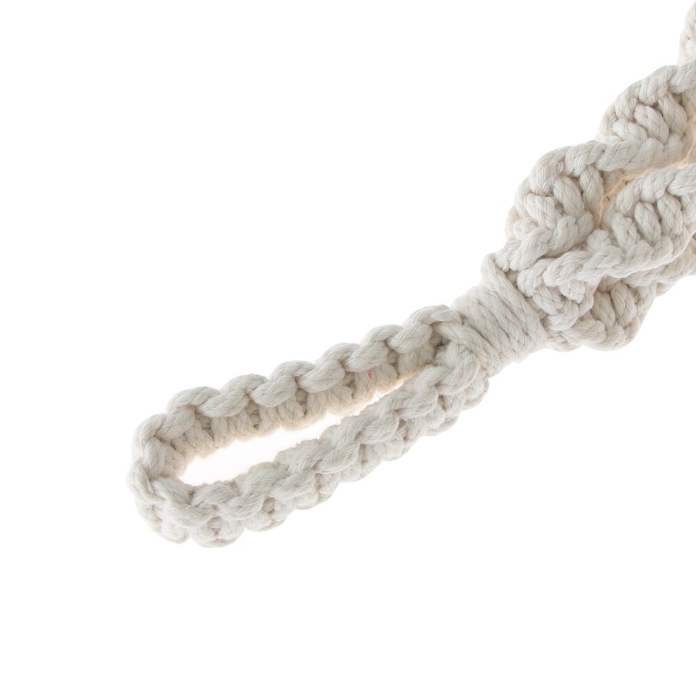 Macrame Plant Hangers Handmade Indoor Outdoor Hanging Planter Basket No Tassels Basket Cotton Rope with Beads Flower Pot Holder