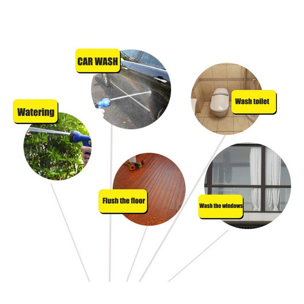 Garden Hose Expandable Flexible Water Hose 25FT-250FT EU Hose Plastic Hoses Pipe With Spray Gun To Watering Car Wash Spray